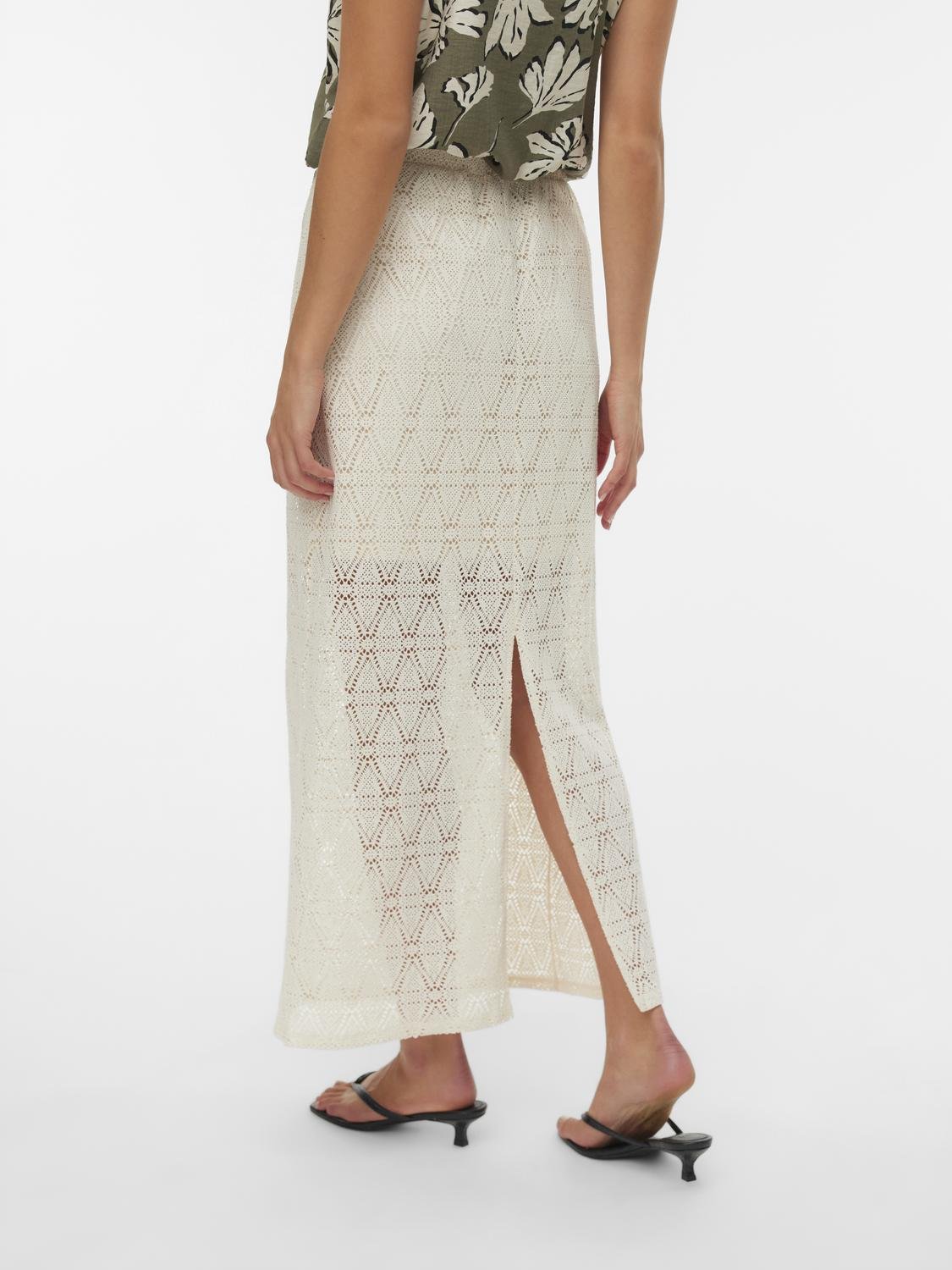 VMMAYA Long Skirt - Birch - VERO MODA & VILA Bergvik